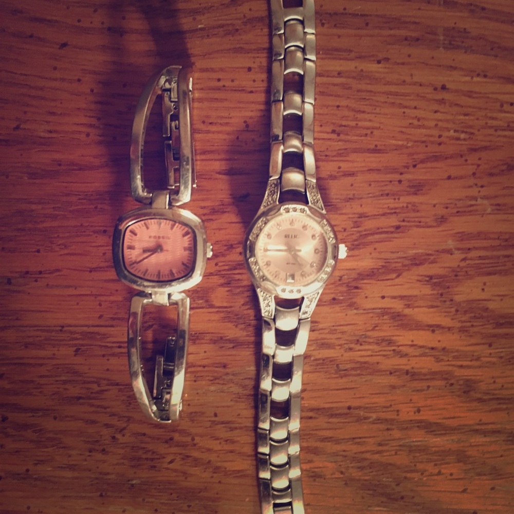 Women’s Fossil and Relic watches